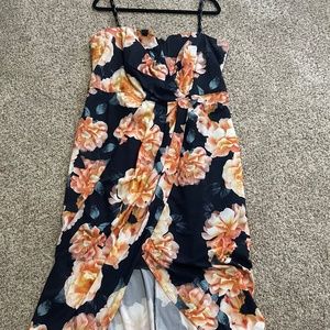 Floral Sleeveless Maxi Dress